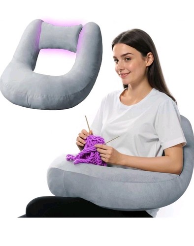 Crochet pillow for lap - crochet,