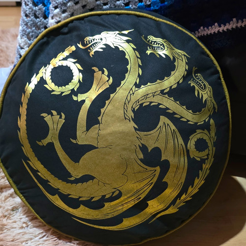 Game thrones round dragon - thrones,