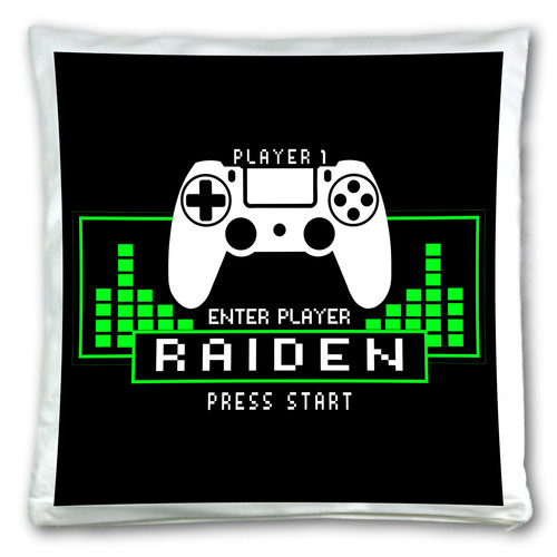 Personalised gamer cushion - gamer,