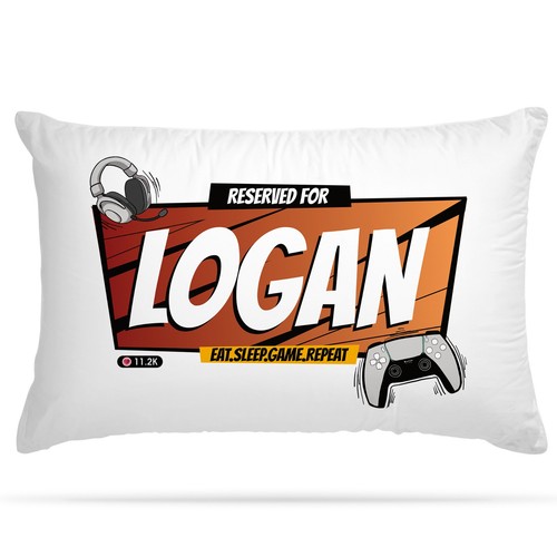 Personalised pillow case - case, with