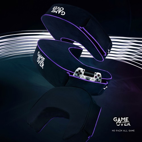 Game over purple large gaming - game,