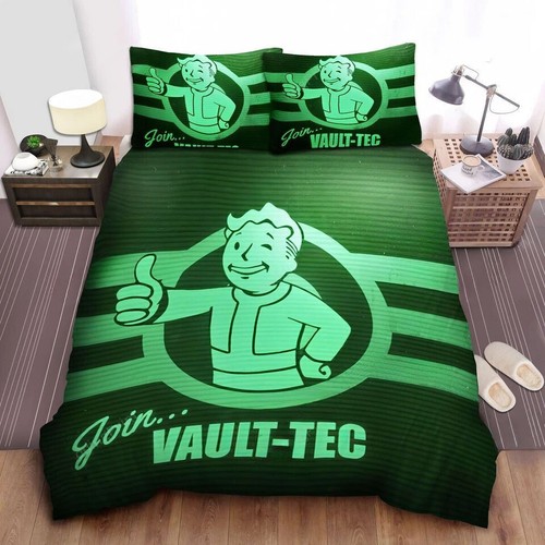 Fallout vault tec duvet cover - vault-tec,