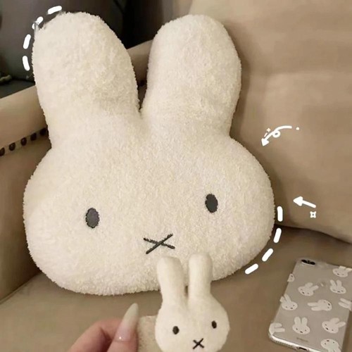 Miffy rabbit plush pillow - miffy,