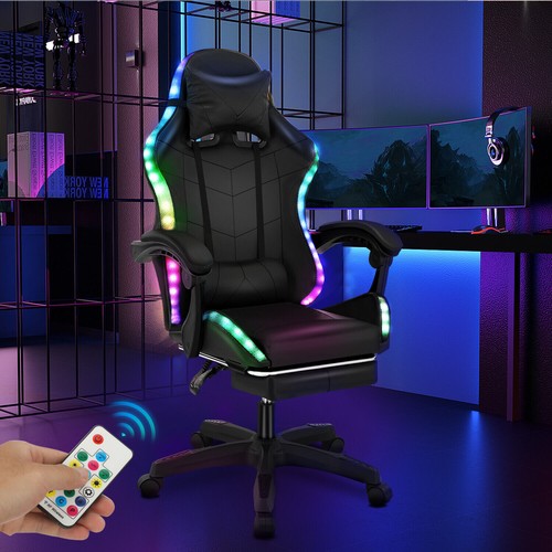 Gaming chair with rgb led - chair,